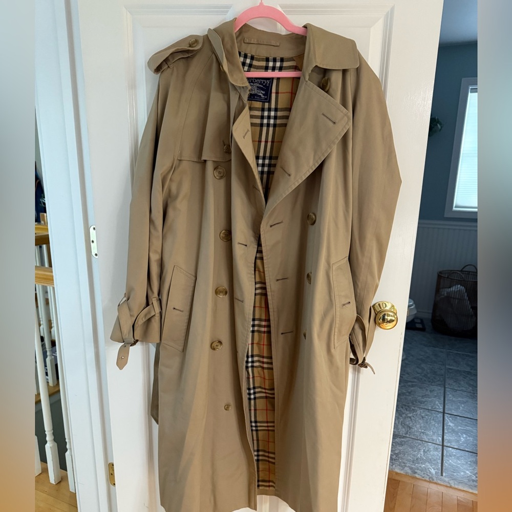 Burberry Tan Trench Coat